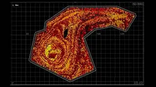 Lava Vellum Fluids Simulation done in Houdini to create the lava flow map