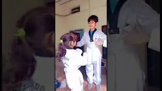 Anaya Faazi Practice karate kingfu #anaya #funnyvideo