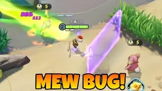 Mew solar beam bug! | Pokemon Unite weird bugs