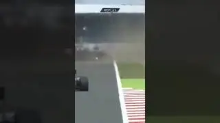Kimi Raikkonen Huge Crash | 2014 British Grand Prix #formula1 #shorts