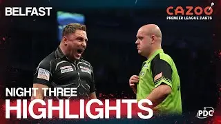 TWO NINES ON THE SAME NIGHT! | Night Three Highlights | 2022 Cazoo Premier League