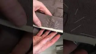Hand sew a Couture Welt Button Hole in 30 seconds #short