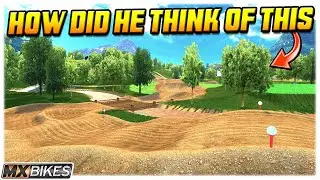 HE PUT AN MX TRACK ON A GOLF COURSE IN MX BIKES!!