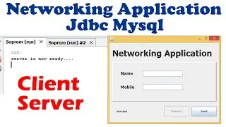 Networking Application Jdbc Mysql