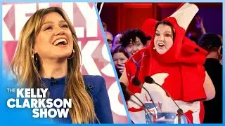 Kelly Clarkson Meets Viral 'AGT' Singing Heart Telegram