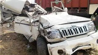 Latest Car Accident of Mahindra Bolero in India - Road - Crash - Compilation - 2016 - 2017 - 2018