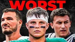The Biggest Quarterback Draft Disasters in NFL History