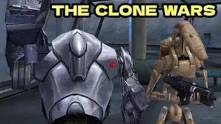 Star Wars: Battlefront II (2005, Clone Wars Extended Mod) - CIS Battle Droids vs Clone Troopers!