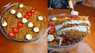 أطيب وأسرع حلا بارد ممكن تجربوه🍓،لازم تشوفوا الفيديو👍