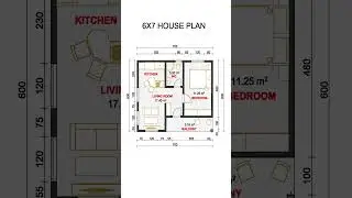 6X7 HOUSE PLAN #housedeign #houseplan #design