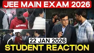 JEE Mains 2026: 22 Jan Shift 2 Exam Exit Student Reaction LIVE from Kota | Paper Level | Motion