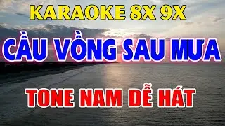 Karaoke Cầu Vồng Sau Mưa Nhạc Trẻ Rumba 8x 9x Tone Nam ( Dm ) Beat Phối Hay 2026