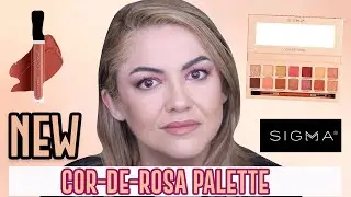 NEW Cor-de-Rosa Sigma Palette | 40+ Eyeshadow Tutorial & Review