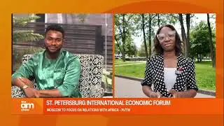 The AM show on Afia TV, had a conversation from Moscow. #russia #iamamazinggraceajayi