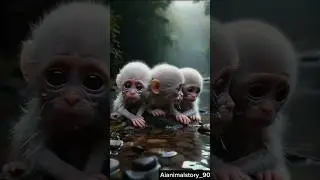 A Father Monkey&rsquo;s Silent Sacrifice 💔 | Heart Touching Story😔#ai #animals #failed #humanity