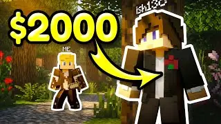 I Chased Ish for $2000 in Karl Jacobs' 1000 Player Minecraft Manhunt