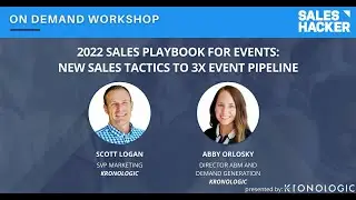 2022 Sales Playbook for Events: New Sales Tactics to 3X Event Pipeline