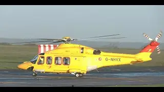 Smooth Leonardo AW139 Landing at NWI 🚁 | Helicopter Spotting