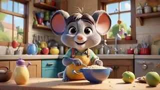 Mia Mouse Bakes a Cake | Fun Baking Song | Educational and Kids Songs