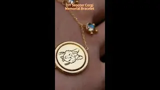 Handmade Scooter Corgi Memorial Bracelet