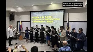 AGSB Alumni Association Board of Directors and Officers Oath Taking and Induction Ceremony