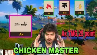 #1 Ax TMG  Team chicken dinner🔥 | #16 RANK 2OP TEAM | bmps grand final day - 1