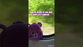 Cheer Bear is ready for Comic Con this weekend #cheerbear #londonbound #carebears #comiccon