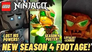 Новые кадры 4 сезона! 🐉 Новости и обновления 4 сезона Ninjago Dragons Rising!