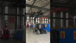 12m battery articulated boom lift -Shandong Cathay Machinery Co.,Ltd #cathaylift #boomlift #factory