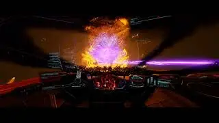 Elite Dangerous Titan Bombing - 8 Vents in a Python MK II
