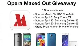 Samsung Galaxy S5 Opera Max Giveaway