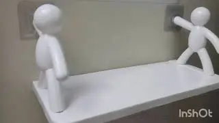 Amazon finds -Self adhesive wall mount shelf - Not a promotional video