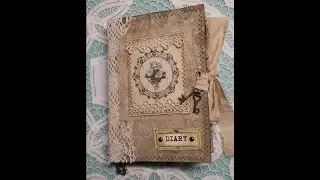 Handmade Grungy Style Junk Journal, Forgotten Diary No. 4, Laura's Diary SOLD