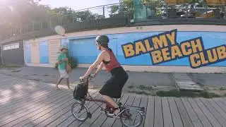 Cycling Toronto's NEW BIKE LANES (Bloor/Danforth/Woodbine) to The Beaches