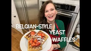 How To Make Belgian Waffles! Light, Crispy On The Outside, Creamy On The Inside. Made With Yeast!
