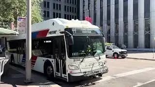 Houston METRO New Flyer XN40 Xcelsior unit #2096 on the 44 Acres Homes