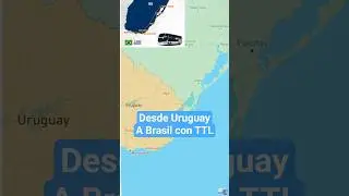 Salimos de Montevideo UYU A  a Puerto Alegre con TTL  #parati #uruguay #brasil #busologia #marcopolo