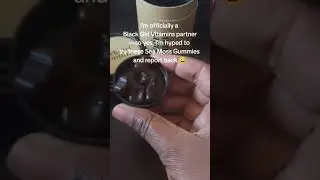 Trying Black Girl Vitamins for the First Time! 💊👀