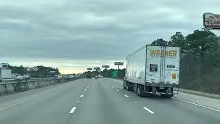 Driving Along Coastal Mississippi I-10