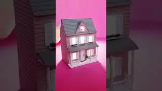 Miniature DOLLHOUSE 🏠made with PAPER! DIY tutorial in description 👇