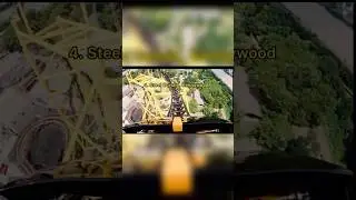 Top 5 rides with the most inversions #rollercoaster #viral