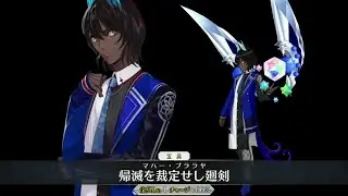 【FGO】生徒会長たるアルジュナand（メガネ）Allスキル＆バトルアクション【Fate/GO】Arjuna Alter（Student president）Servant Demonstration