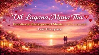 Dil Lagana Mana Tha 💔   Emotional Background Music   Instrumental   Feel The Lyrics