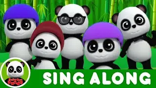Five Little Pandas - Sing Along | Panda Song For Baby | Nursery Rhymes and Kids Songs