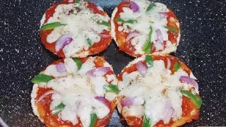 Instant & Yummy Pizza Recipe | 2Min Mini Cheese Burst Pizza Recipe