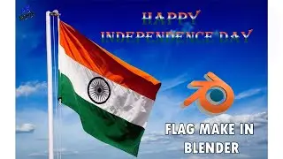 How to Animate INDIAN FLAG in Blender