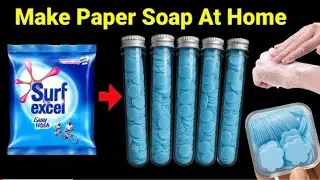 Homemade Paper Soap Making kit/homemade paper soap/How to Make paper Soap DIY  Paper Soap