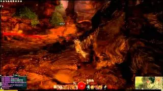 GW2 Metrica Province - Wildflame Caverns Vista