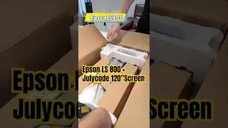 Epson laser tv and Julycode ust projector screen