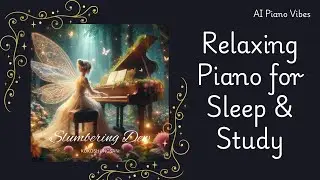 💧 Slumbering Dew | Relaxing AI Piano Music for Sleep, Study & Meditation